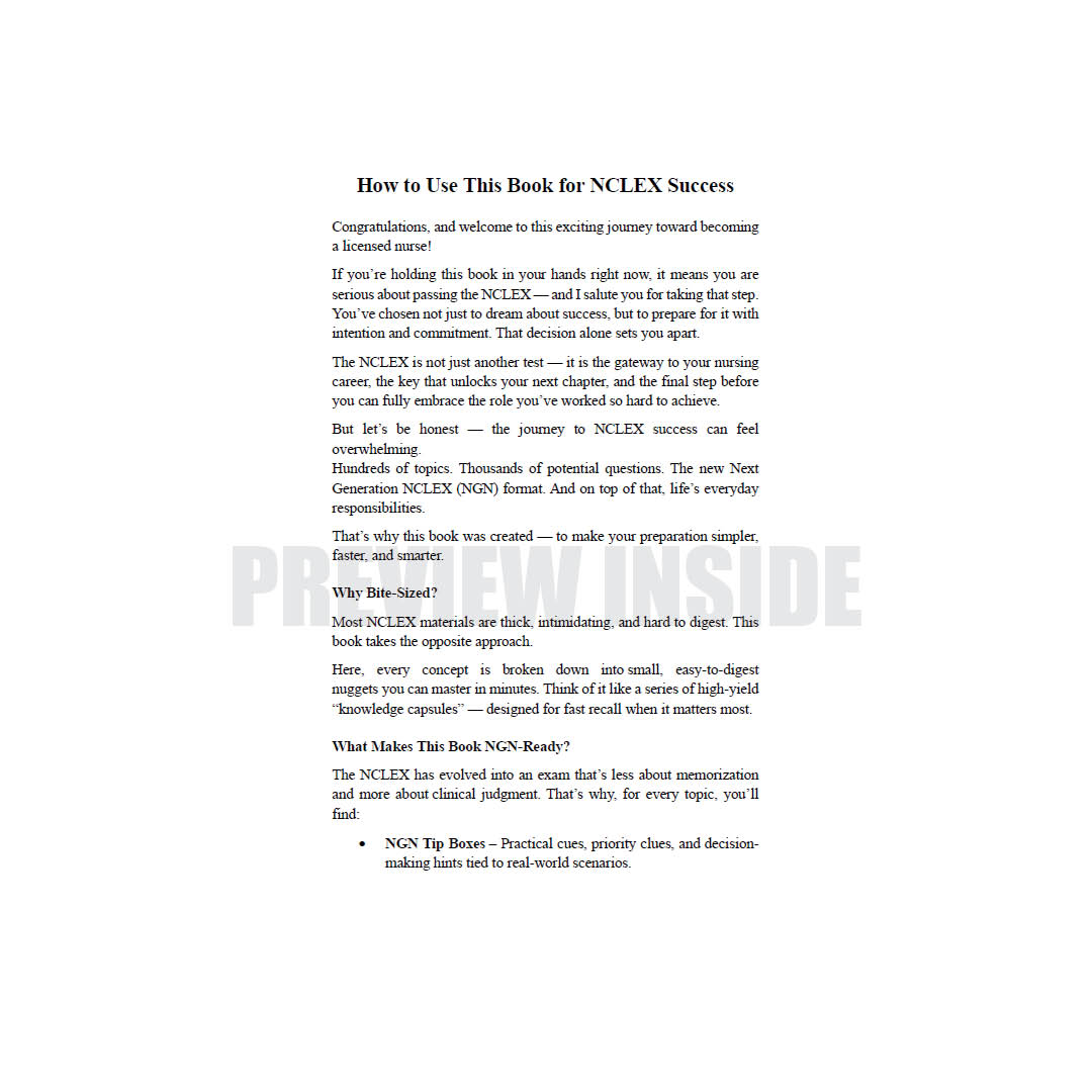 Supreme NCLEX Blueprint (Volume I) - Image 5