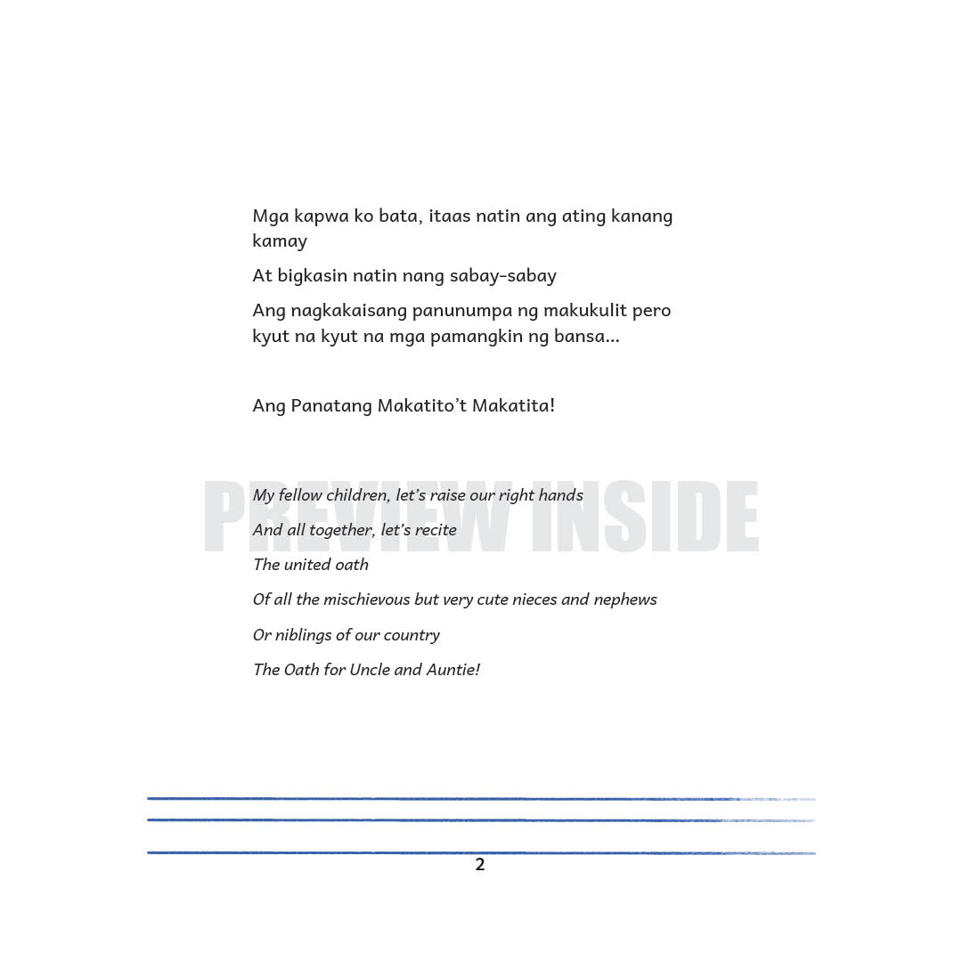 Panatang Makatito’t Makatita (Oath for Uncle and Auntie) - Image 3