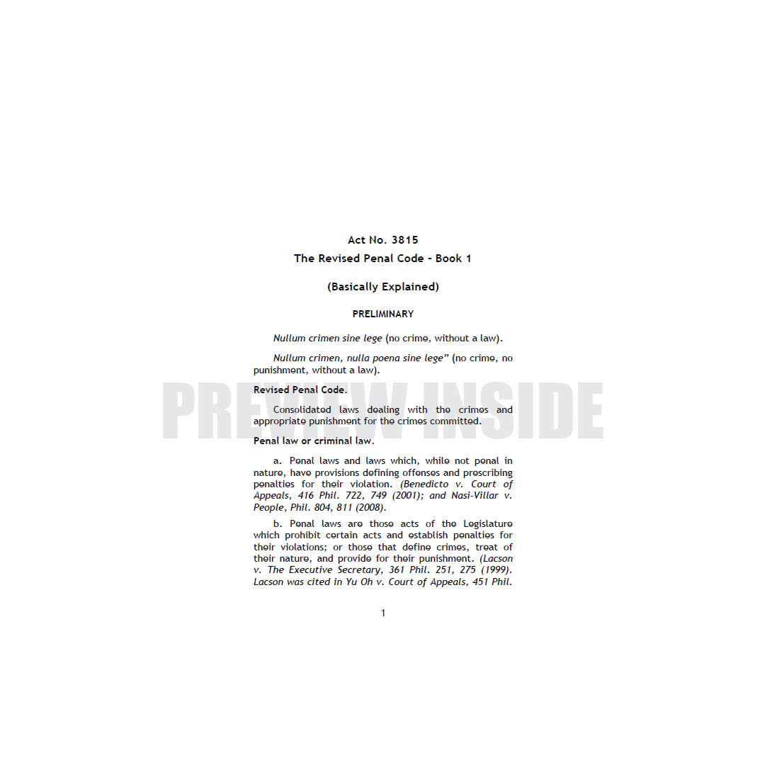 Act No. 3815 THE REVISED PENAL CODE – Book 1 (Basically Explained) - Image 4