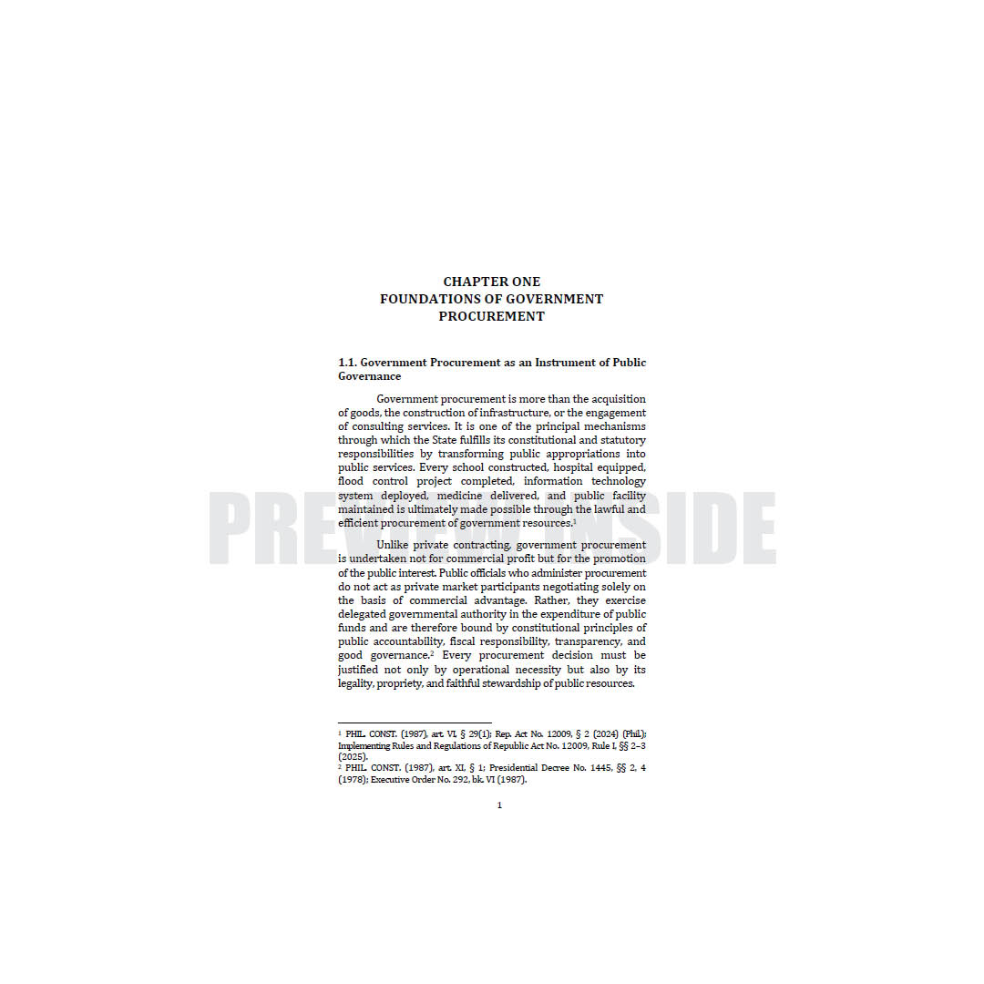Public Procurement Law in the Philippines: A Practitioner's Handbook on the New Government Procurement Act (Republic Act No. 12009) - Image 5