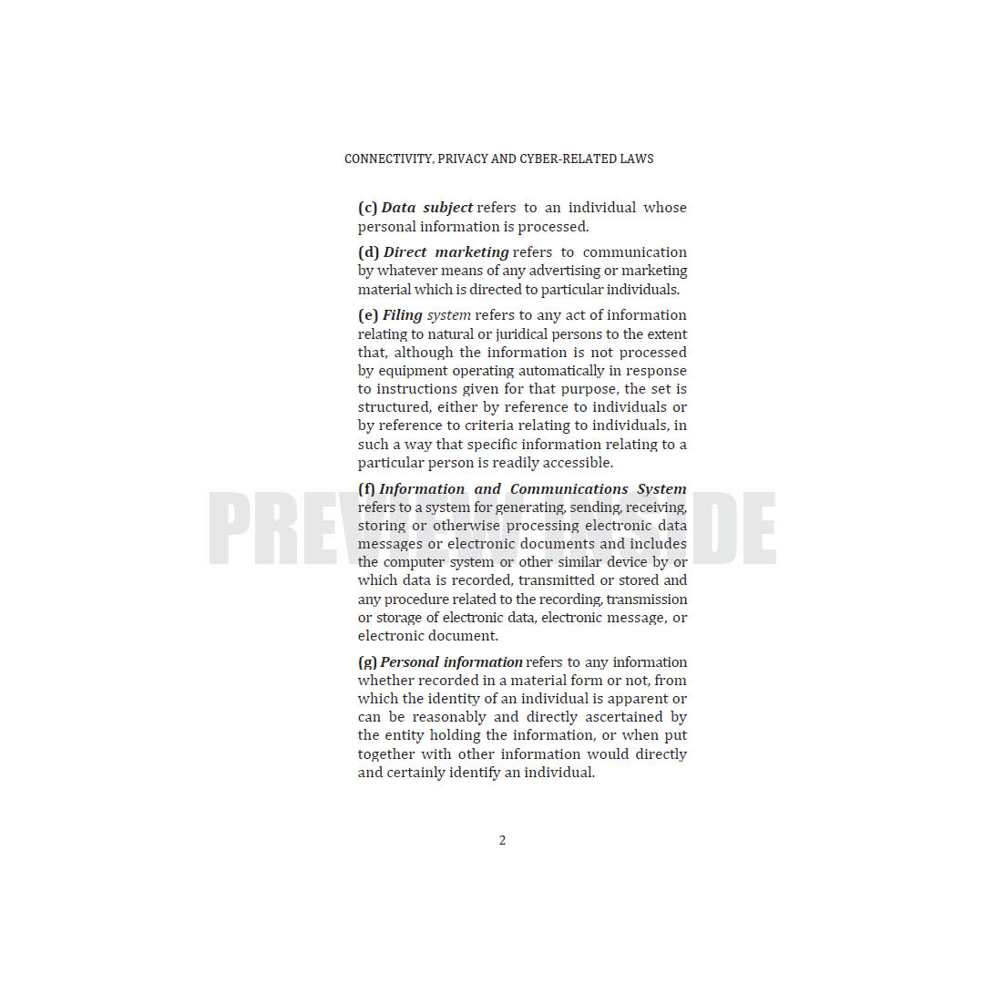 Connectivity, Privacy and Cyber-Related Laws - Image 6