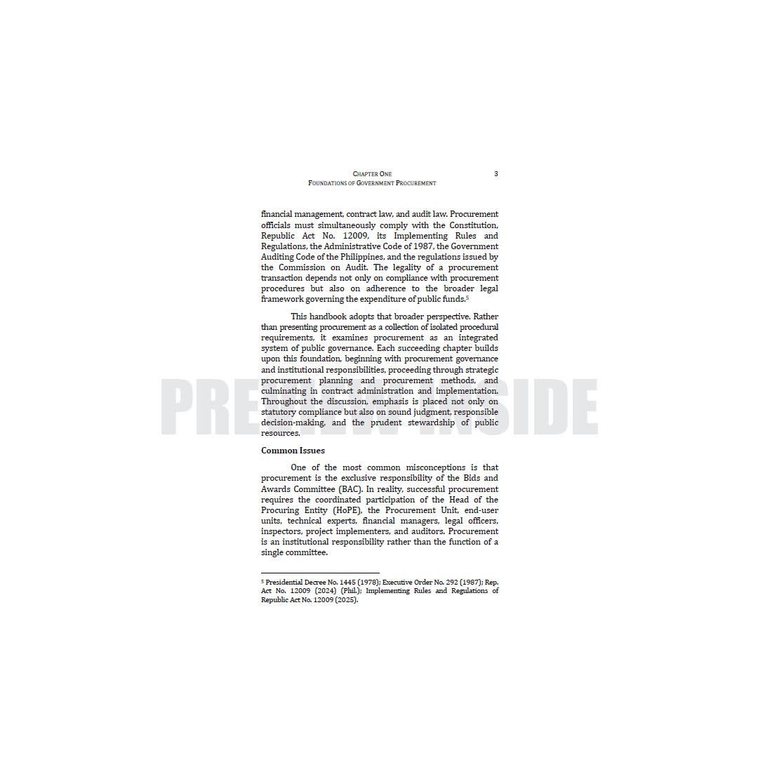 Public Procurement Law in the Philippines: A Practitioner's Handbook on the New Government Procurement Act (Republic Act No. 12009) - Image 7