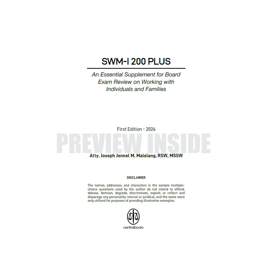 SWM-I 200 PLUS: An Essential Supplement for Board Exam Review on Working with Individuals and Families - Image 2